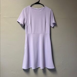 Lavender Short Sleeve Dress